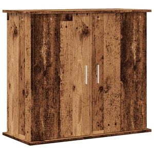 vidaXL Aquarium Stand Old Wood 81x36x73 cm Engineered Wood