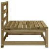 vidaXL Garden Sofas Armless 3 pcs 70x70x67 cm Impregnated Wood Pine