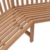 vidaXL Garden Corner Bench 202x202x90 cm Solid Teak