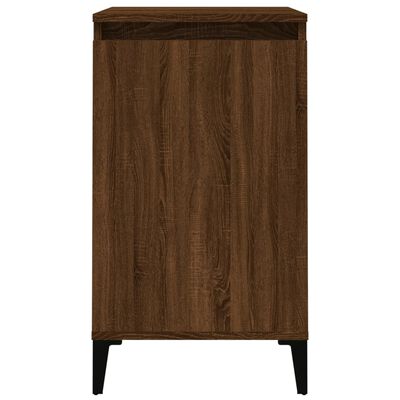 vidaXL Bedside Cabinets 2 pcs Brown Oak 40x35x70 cm Engineered Wood