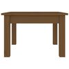 vidaXL Coffee Table Honey Brown 45x45x30 cm Solid Wood Pine
