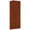vidaXL Garden Planter 30x26x75 cm Corten Steel