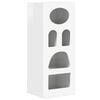 vidaXL Sideboard ELST High Gloss White 40 x 35 x 100.5 cm