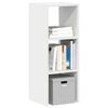 vidaXL Bookcase Stackable White 30x30x80 cm Engineered Wood