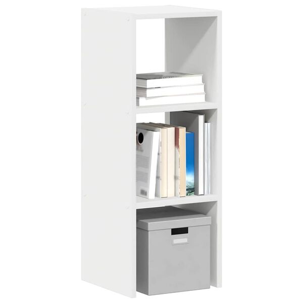 vidaXL Bookcase Stackable White 30x30x80 cm Engineered Wood