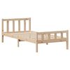 vidaXL Bed Frame without Mattress 100x200 cm Solid Wood Pine