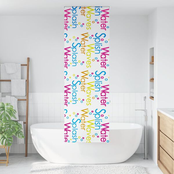 vidaXL Shower Roller Blind 70x240 cm Fabric Width 66 cm