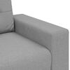 vidaXL Sofa Cloud Grey 221 x 80 x 80 cm Fabric