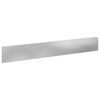 vidaXL Lawn Edging 20 pcs 100 x 15 cm Steel Silver