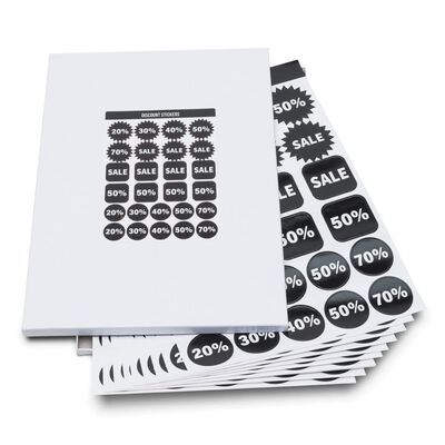 rillprint Discount Stickers Assortment 10 sheets x 5 boxes