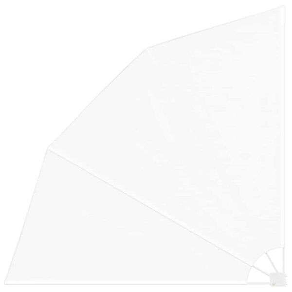 vidaXL Balcony Privacy Screen White 210 x 210 cm Fabric