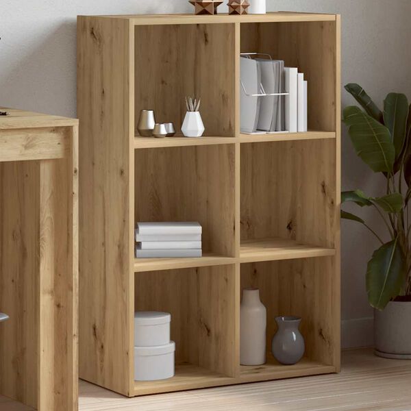 vidaXL Book Cabinet/Sideboard Artisan Oak 66x30x98 cm Engineered Wood