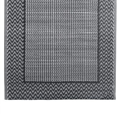 vidaXL Outdoor Carpet Grey 80x150 cm PP