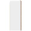 vidaXL Hanging Cabinet with Storage Old Wood and White 50 x 31 x 80 cm