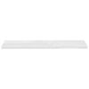 vidaXL Floating Wall Shelf High Gloss White 120x23.5x3.8 cm MDF