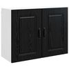 vidaXL Kitchen Cabinet with Storage Kalmar Black Oak 80 x 31 x 60 cm