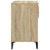 vidaXL Shoe Cabinet Sonoma Oak 70x36x60 cm Engineered Wood