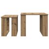vidaXL Coffee Table Set 2 pcs Artisan Oak Engineered Wood