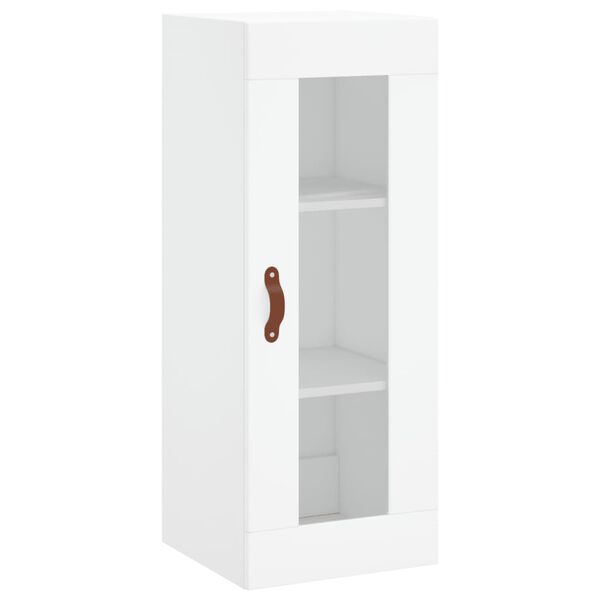 vidaXL Wall Mounted Cabinet White 34.5x34x90 cm