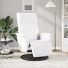 vidaXL Massage Recliner Chair White 71 x 90 x 105 cm Faux Leather