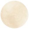 vidaXL Rug HUARTE Short Pile Soft and Washable Cream &Oslash; 100 cm