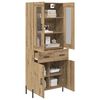 vidaXL Highboard Artisan Oak 69.5 x 34 x 180 cm Engineered Wood