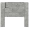 vidaXL Headboard Concrete Grey 120 x 16.5 x 103.5 cm Engineered Wood