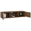 vidaXL TV Cabinet Brown Oak 140x40x35 cm Engineered Wood