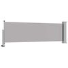 vidaXL Patio Retractable Side Awning 80x300 cm Grey
