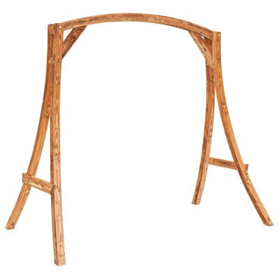 Vidaxl Swing Frame Solid Bent Wood With, Wooden Swing Chair Stand
