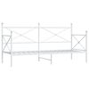 vidaXL Day Bed without Mattress White 80x200 cm Steel