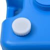 vidaXL Wheeled Water Tank for Camping 25 L Blue