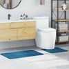 vidaXL Anti-slip Bath Mat Set 2 pcs Blue PP