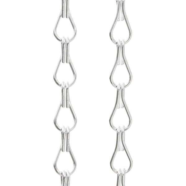 vidaXL Chain Door Fly Screen 90x220 cm Aluminium