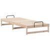 vidaXL Bed Frame Brown 90 x 220 cm Solid Pine Wood