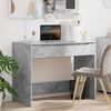 vidaXL Desk with Drawer Concrete Grey 100 x 50 x 78 cm Engineered Wood