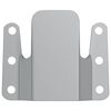 vidaXL Flush Mount Bracket 419 pcs Silver 75 x 66 x 1.4 mm Steel