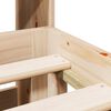 vidaXL Bookcase Bed without Mattress 180x200 cm Super King Solid Wood Pine