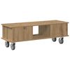 vidaXL TV Stand Artisan Oak 100 x 35 x 35 cm Engineered Wood