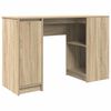 vidaXL Desk Sonoma Oak 120x42x76 cm Engineered Wood