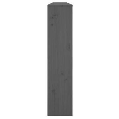 vidaXL Radiator Cover Grey 169x19x84 cm Solid Wood Pine