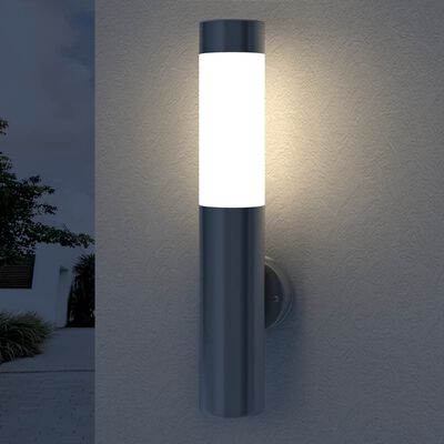 vidaXL RVS Walllamp for Indoor & Outdoors Waterproof