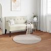 vidaXL Faux Rabbit Fur Rug Olite Beige &Oslash; 80 cm Polyester