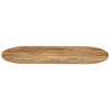 vidaXL Table Top 110x50x3.8 cm Oval Solid Wood Mango