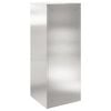vidaXL Parcel Drop Box Silver 47.5 x 38 x 59 cm Stainless Steel