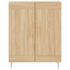 vidaXL Sideboard Sonoma Oak 69.5x34x90 cm Engineered Wood