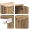 vidaXL Garage Cabinets 2 pcs Artisan Oak Engineered Wood