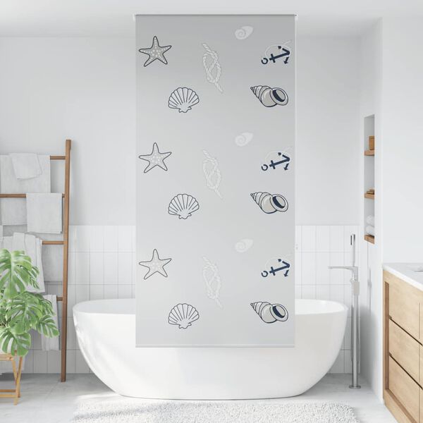 vidaXL Shower Roller Blind 90x240 cm Fabric Width 86 cm