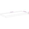 vidaXL Bathroom Countertop 140x60x2.5 cm Rectangular Solid Wood Acacia