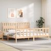 vidaXL Bed Frame without Mattress 200x200 cm Solid Wood Pine